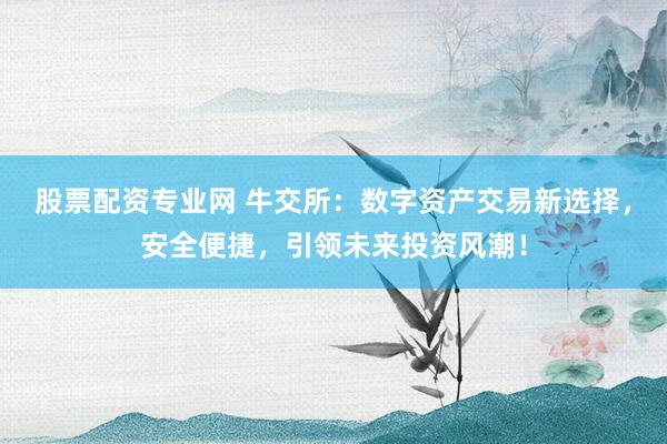股票配资专业网 牛交所：数字资产交易新选择，安全便捷，引领未来投资风潮！