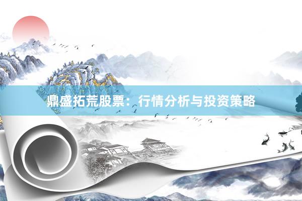 鼎盛拓荒股票：行情分析与投资策略
