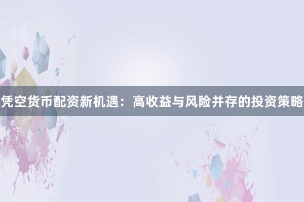 凭空货币配资新机遇：高收益与风险并存的投资策略