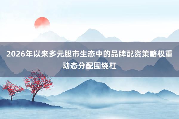 2026年以来多元股市生态中的品牌配资策略权重动态分配围绕杠